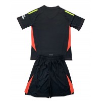 Camisa de Futebol Arsenal Goleiro Equipamento Alternativo Infantil 2024-25 Manga Curta (+ Calças curtas)